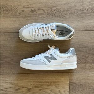 New Balance 300 court Cream and Gray Casual Sneakers